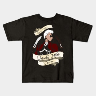 Unlimited Blade Works - EMIYA Kids T-Shirt